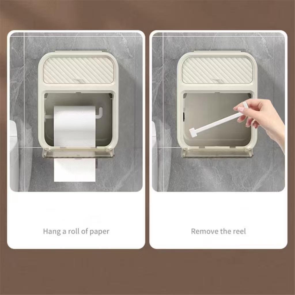 Organizador de Papel Higiênico com Suporte para Celular – Banheiro