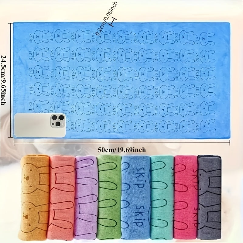 Toalha de microfibra de secagem rápida (1 unidade), ideal para animais de estimação de pequeno porte, como gatos e cachorros.