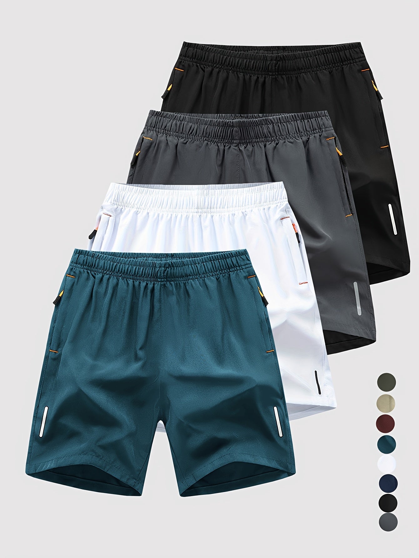 Conjunto Individual de Calções Casuais Masculinos – Estilo Moderno para Esporte e Corrida