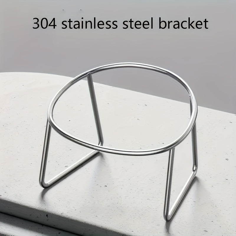 Comedouro e bebedouro elevado para gatos em aço inoxidável - Possui base larga que evita derramamentos, altura ajustável, design fácil de limpar com bordas que previnem derramamentos e estrutura durável e resistente à f