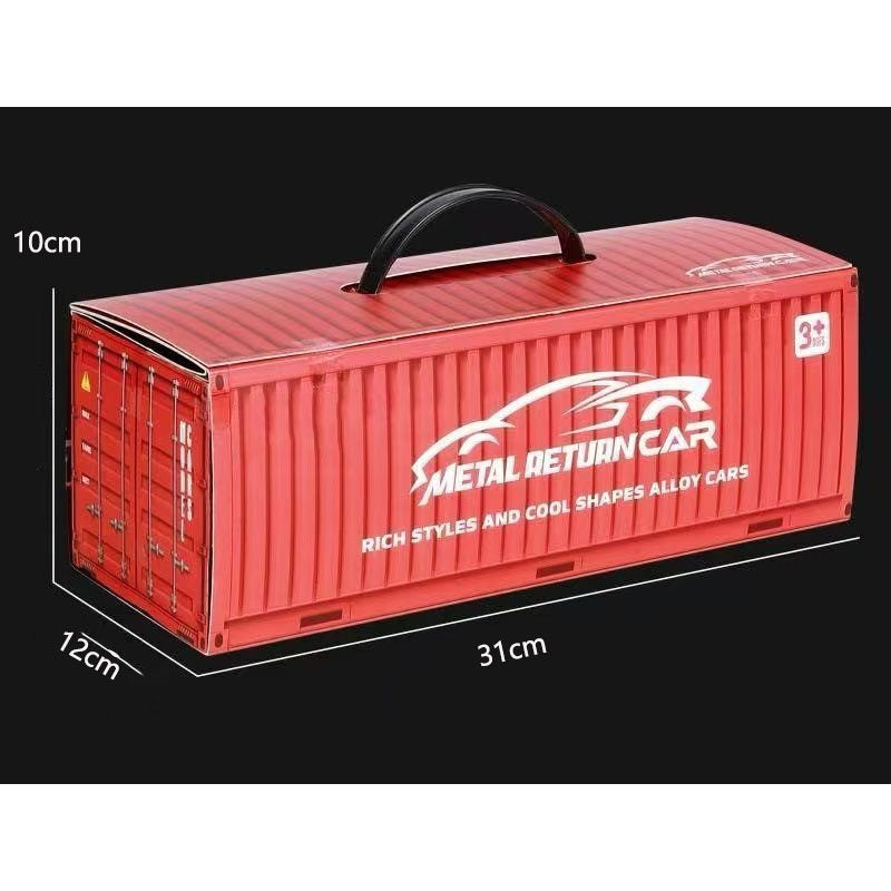 48 carrinhos de metal com marcha à ré - Mapa da cidade com trilhos duplos e estacionamento, presente