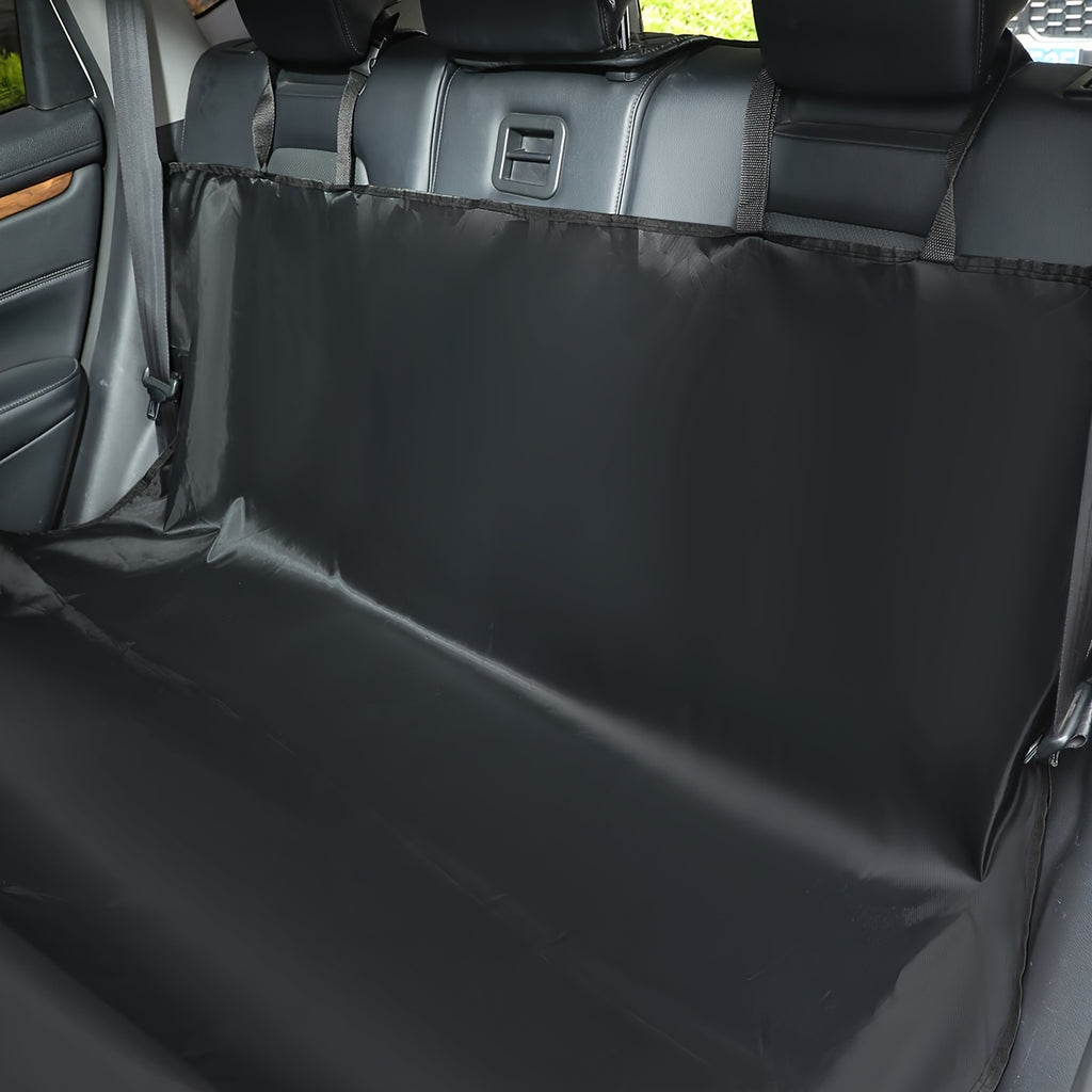 Capa de poliéster durável para banco de carro de cachorro - Resistente a manchas e poeira, capa impermeável para proteção do banco traseiro - Adequada para raças de grande a pequeno porte.