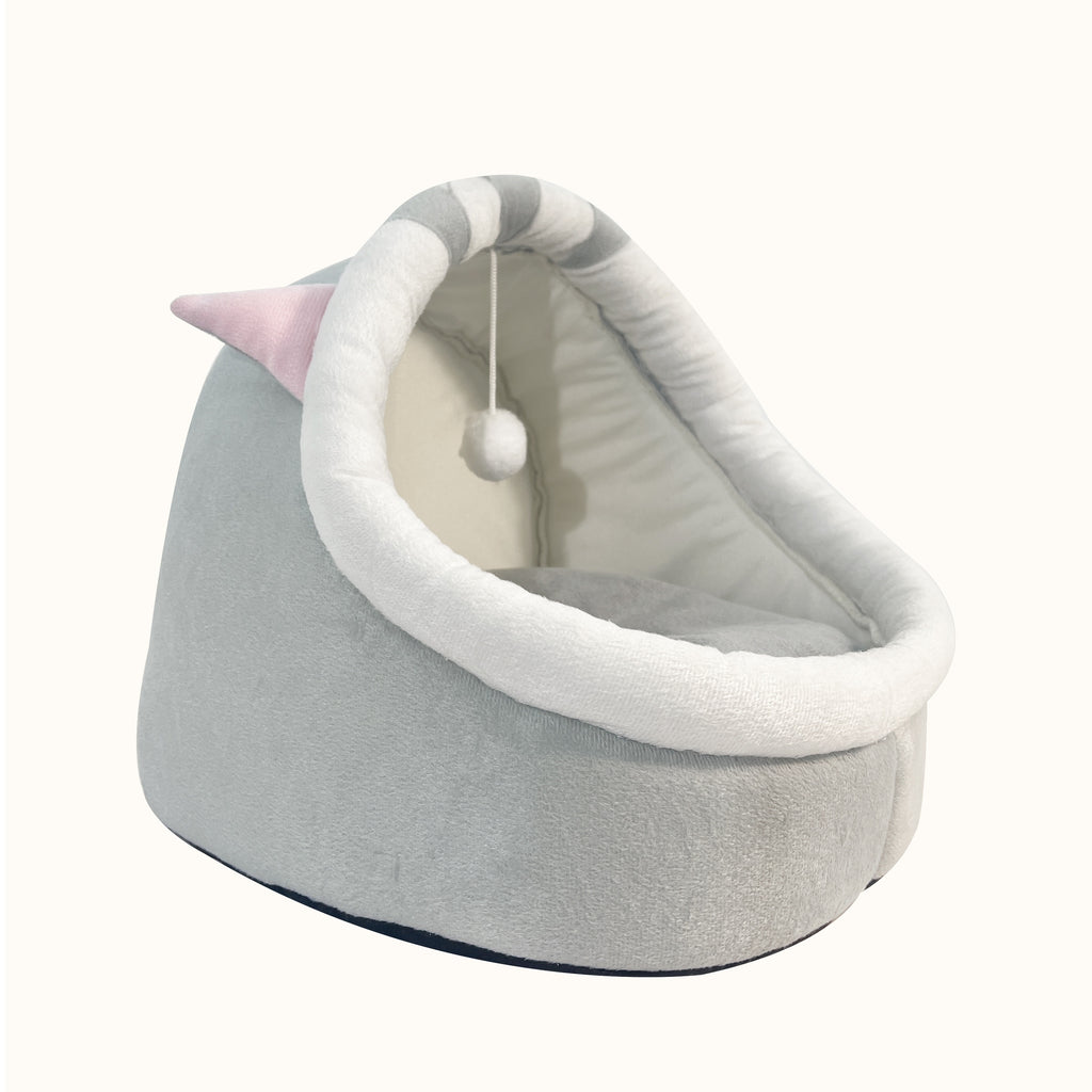 Caminha fofa para gatos, tapete macio para gatinhos, casinha confortável para gatos, cesta respirável para gatos dormirem, adequada para gatos de grande, médio e pequeno porte, para uso durante todo o ano.