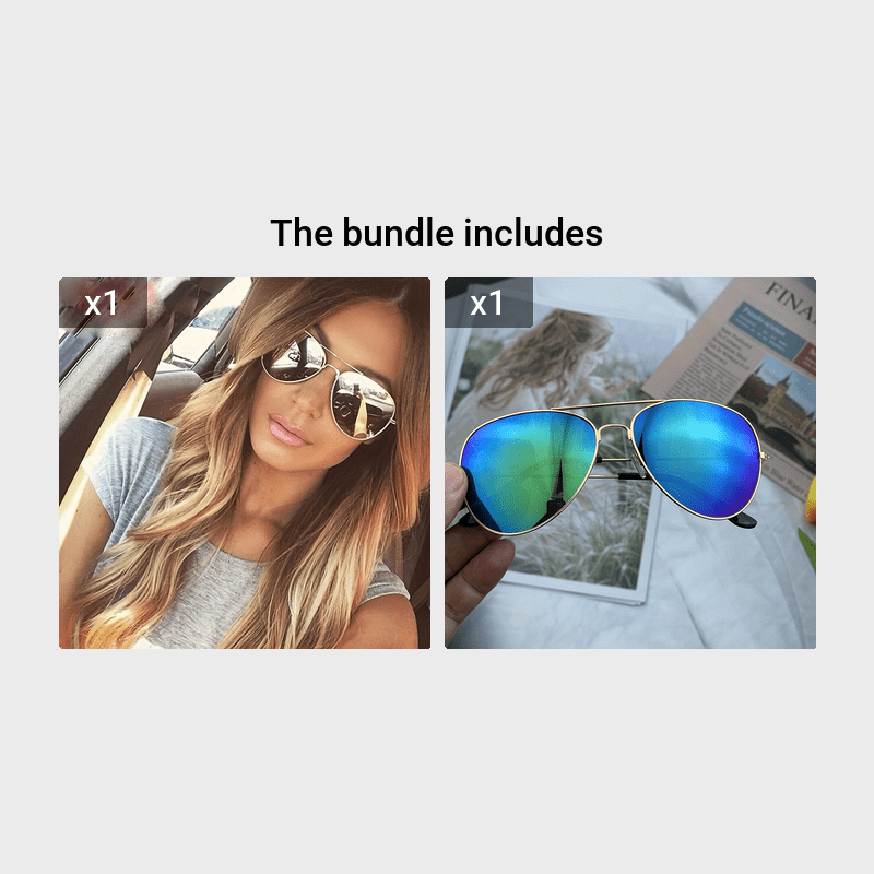 Óculos modernos retrô coloridos com estampa e lentes douradas, unissex