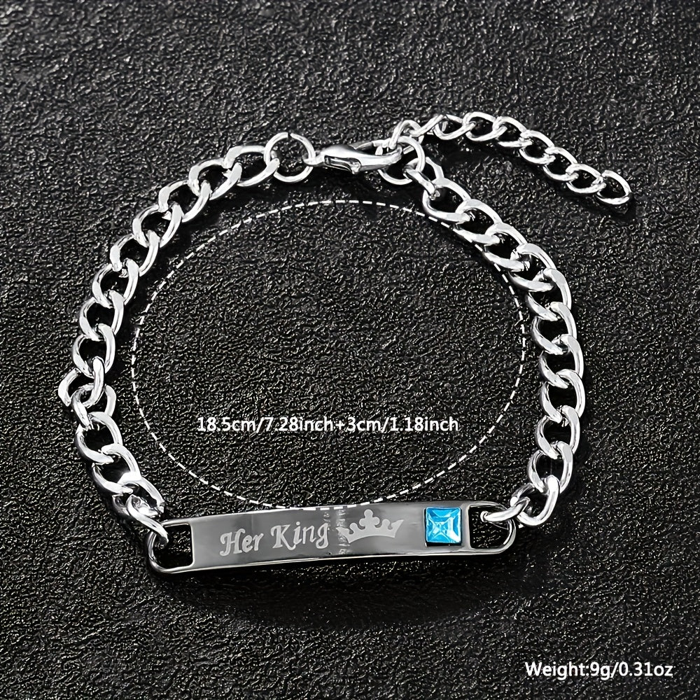 Conjunto de 2 peças: Relógio de pulso masculino elegante e preciso com pulseira de quartzo, mostrador redondo com escala e ponteiros azuis, acionamento eletrônico, bateria tipo botão não recarregável