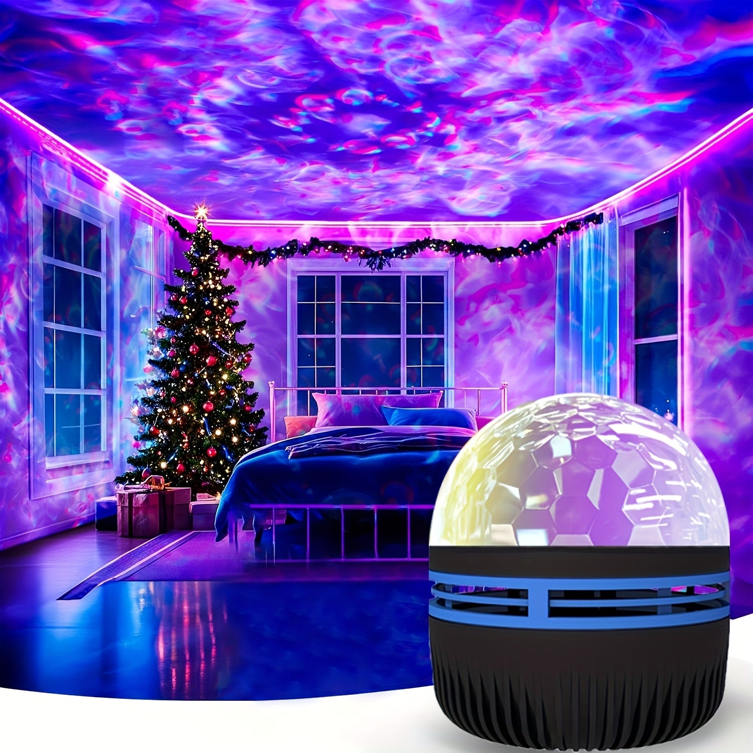 Bola Mágica com Projeção de Efeito Ondulatório na Água