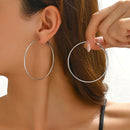 Brincos de argola grandes