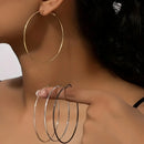 Brincos de argola grandes