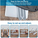 Suporte universal para laptop, com ângulo ajustável, estável, portátil e dobrável