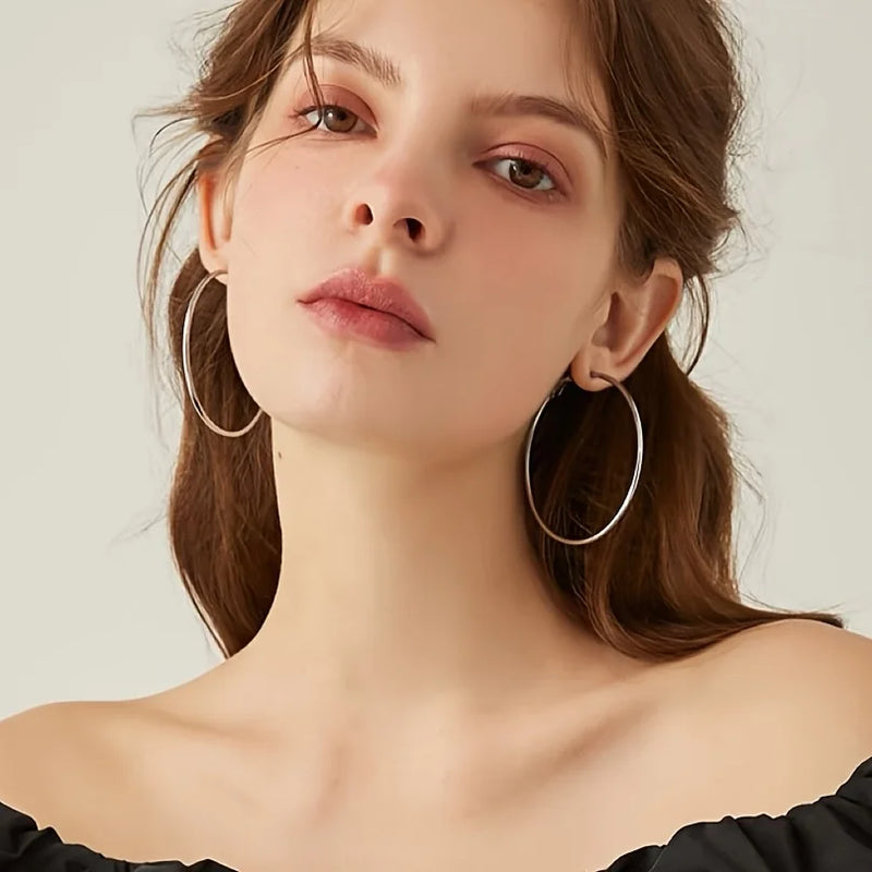 Brincos de argola grandes