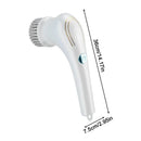 Escova de limpeza elétrica multifuncional, acessório para lava-louças, limpador de banheiro, carregamento USB, 5 em 1