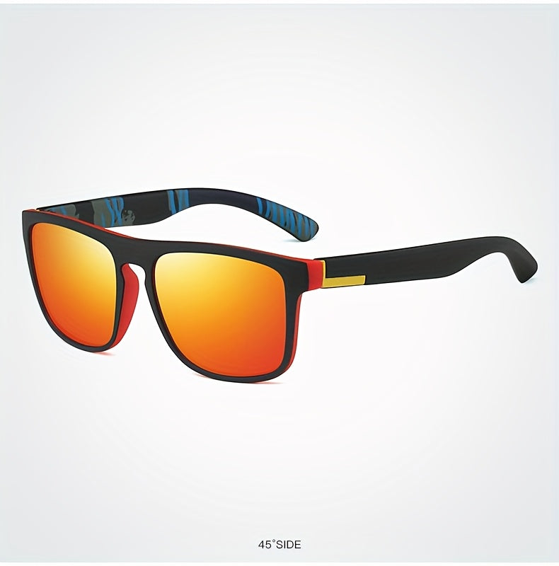 Óculos de grau quadrados retrô clássico, Antirreflexo, armação completa, lentes azul-gelo, estampa preta,design elegante e durável | Óculos estilo retrô