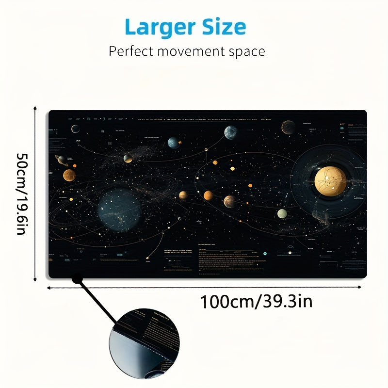 Mousepad Gamer Grande do Sistema Solar