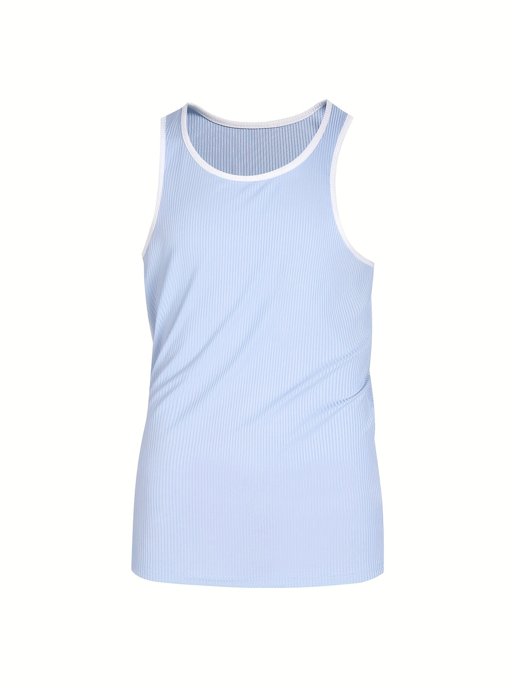 Camiseta Regata Masculina de Malha – Verão, Slim Fit e Estampa Casual