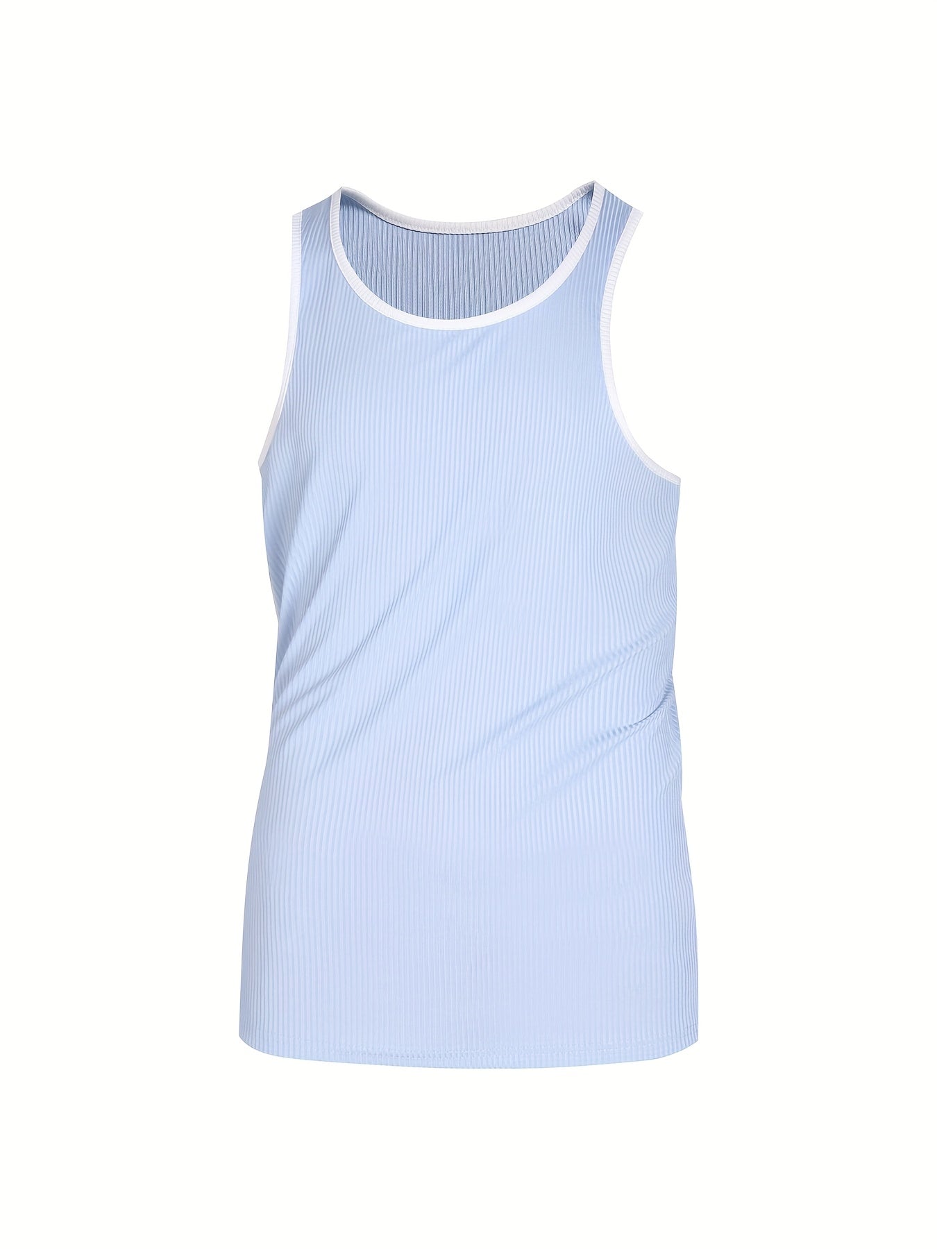 Camiseta Regata Masculina de Malha – Verão, Slim Fit e Estampa Casual