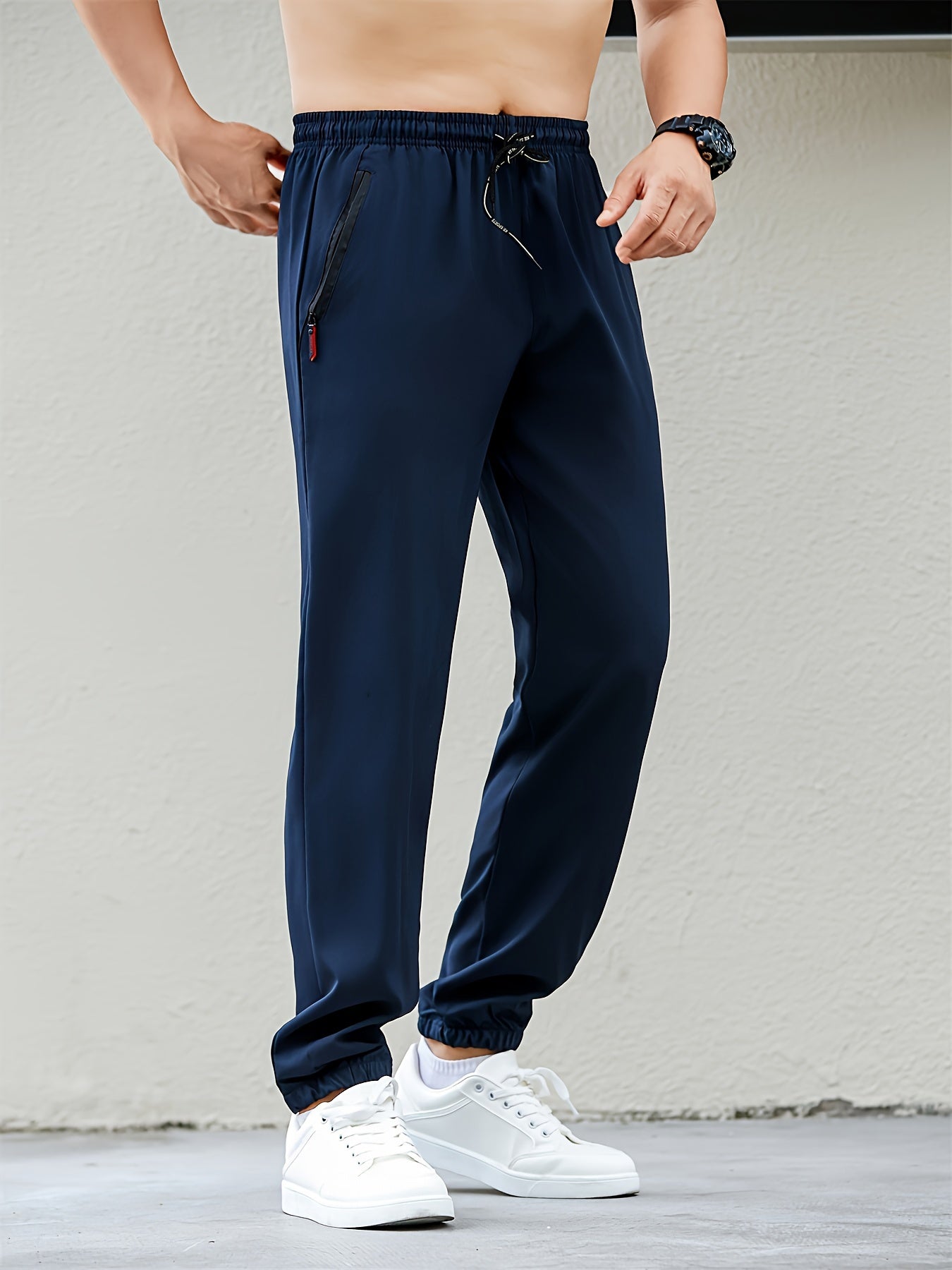 Calça Esportiva Masculina de Secagem Rápida – Leve e Respirável (Modelo Jogger)