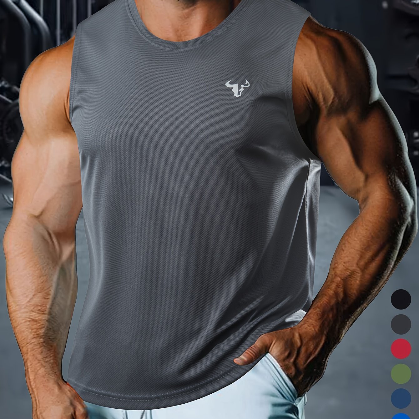 Camiseta Masculina Casual de Verão – Sem Mangas, Leve e Confortável