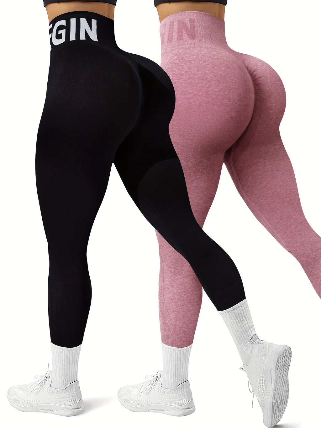 Conjunto de 2 Leggings Esportivas