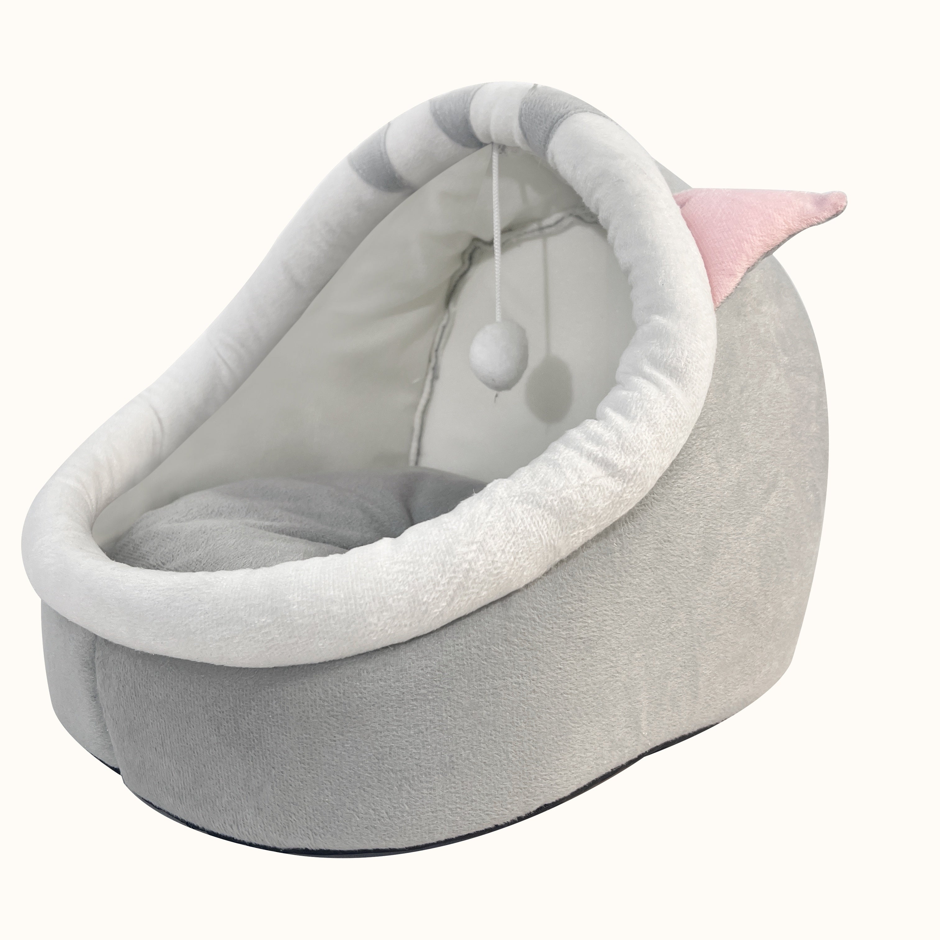 Caminha fofa para gatos, tapete macio para gatinhos, casinha confortável para gatos, cesta respirável para gatos dormirem, adequada para gatos de grande, médio e pequeno porte, para uso durante todo o ano.