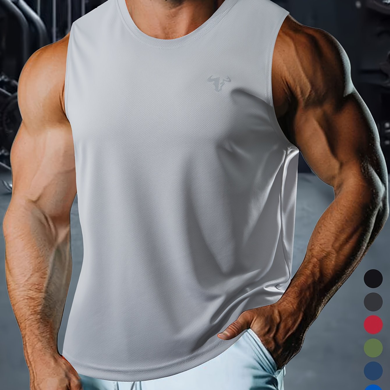 Camiseta Masculina Casual de Verão – Sem Mangas, Leve e Confortável