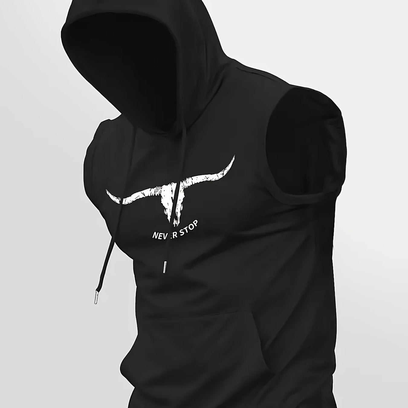 Regata Esportiva Masculina Casual de Verão com Capuz