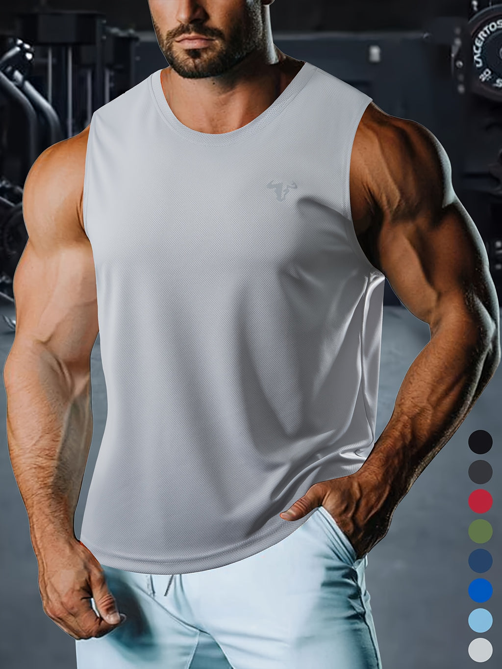 Camiseta Masculina Casual de Verão – Sem Mangas, Leve e Confortável