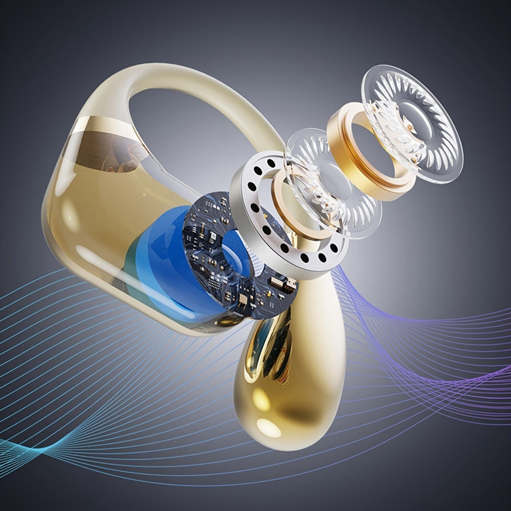 Novo estilo 2025: Fones de ouvido supra-auriculares True Wireless para música, graves potentes, som estéreo 9D, chamadas em HD, compatíveis com Android e iPhone, fones de ouvido esportivos e inteligentes, tema anime, sem f