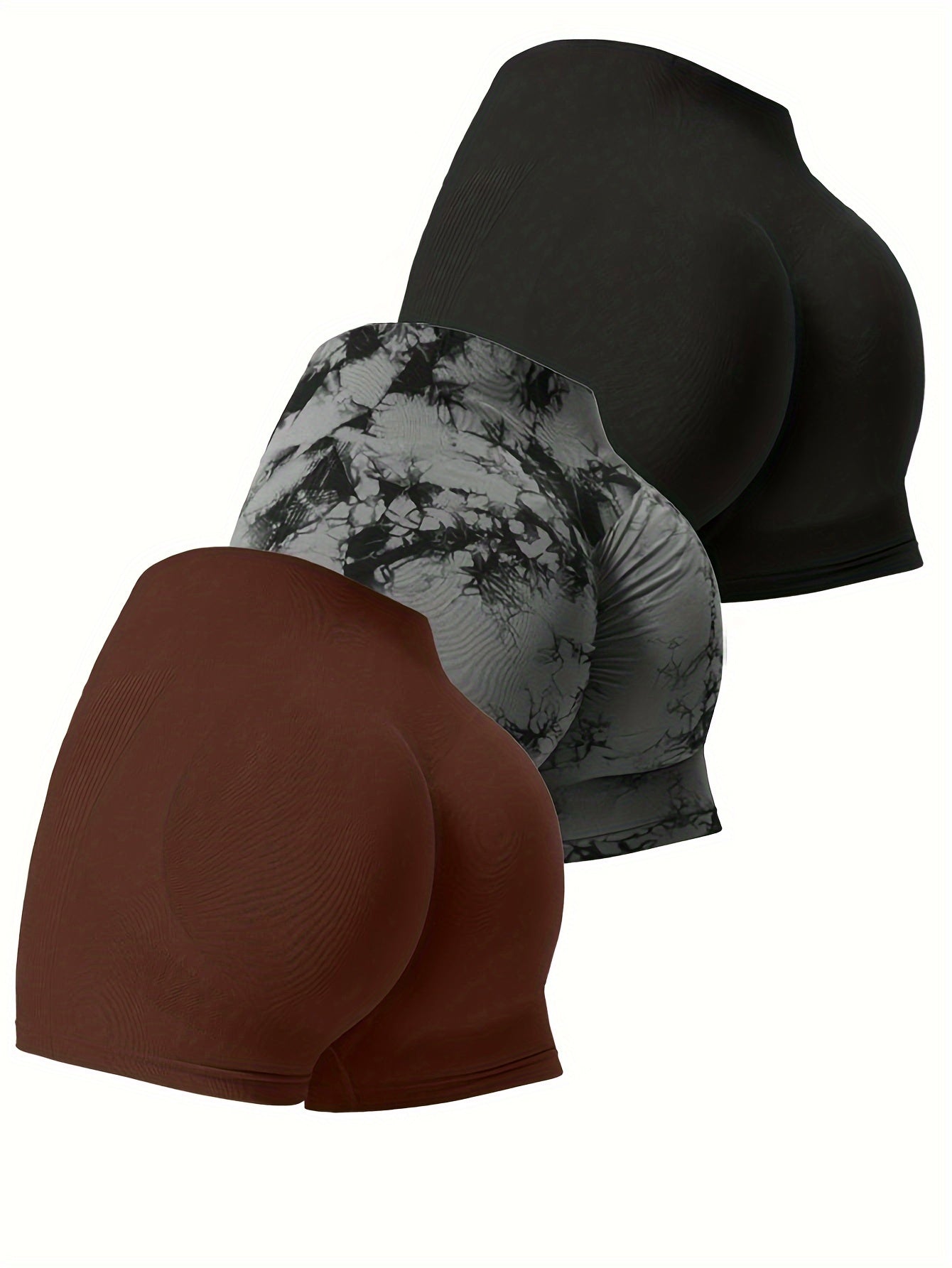 Conjunto de 3 peças de shorts