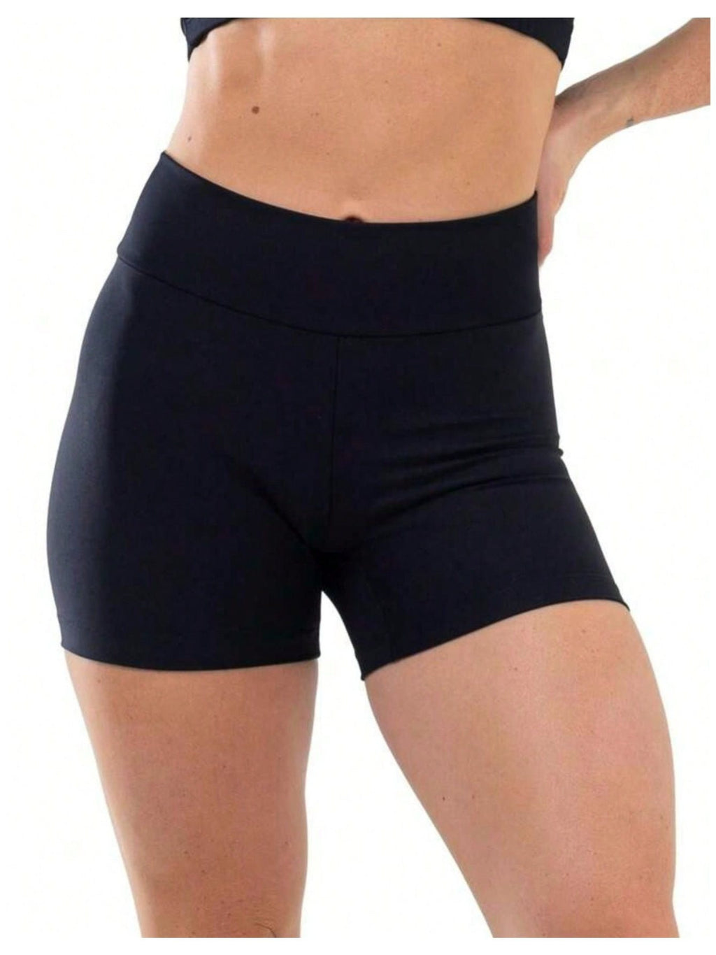 Conjunto com 2 shorts de cintura alta