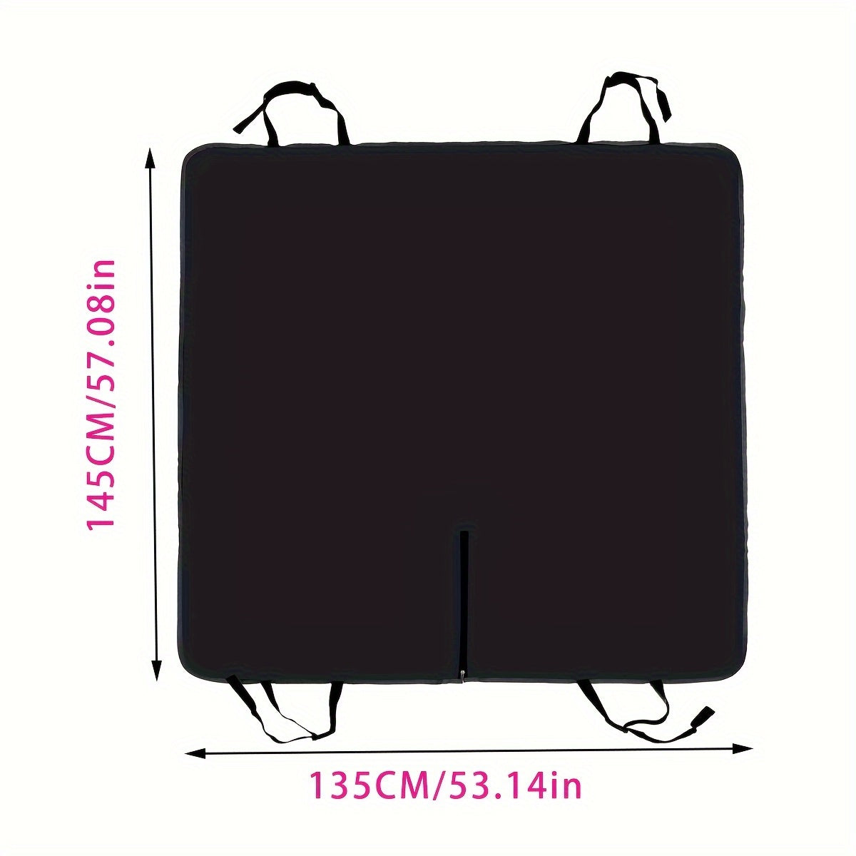 Capa de poliéster durável para banco de carro de cachorro - Resistente a manchas e poeira, capa impermeável para proteção do banco traseiro - Adequada para raças de grande a pequeno porte.