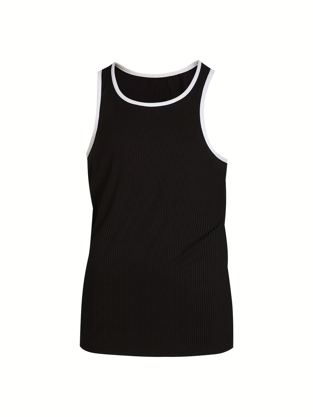 Camiseta Regata Masculina de Malha – Verão, Slim Fit e Estampa Casual