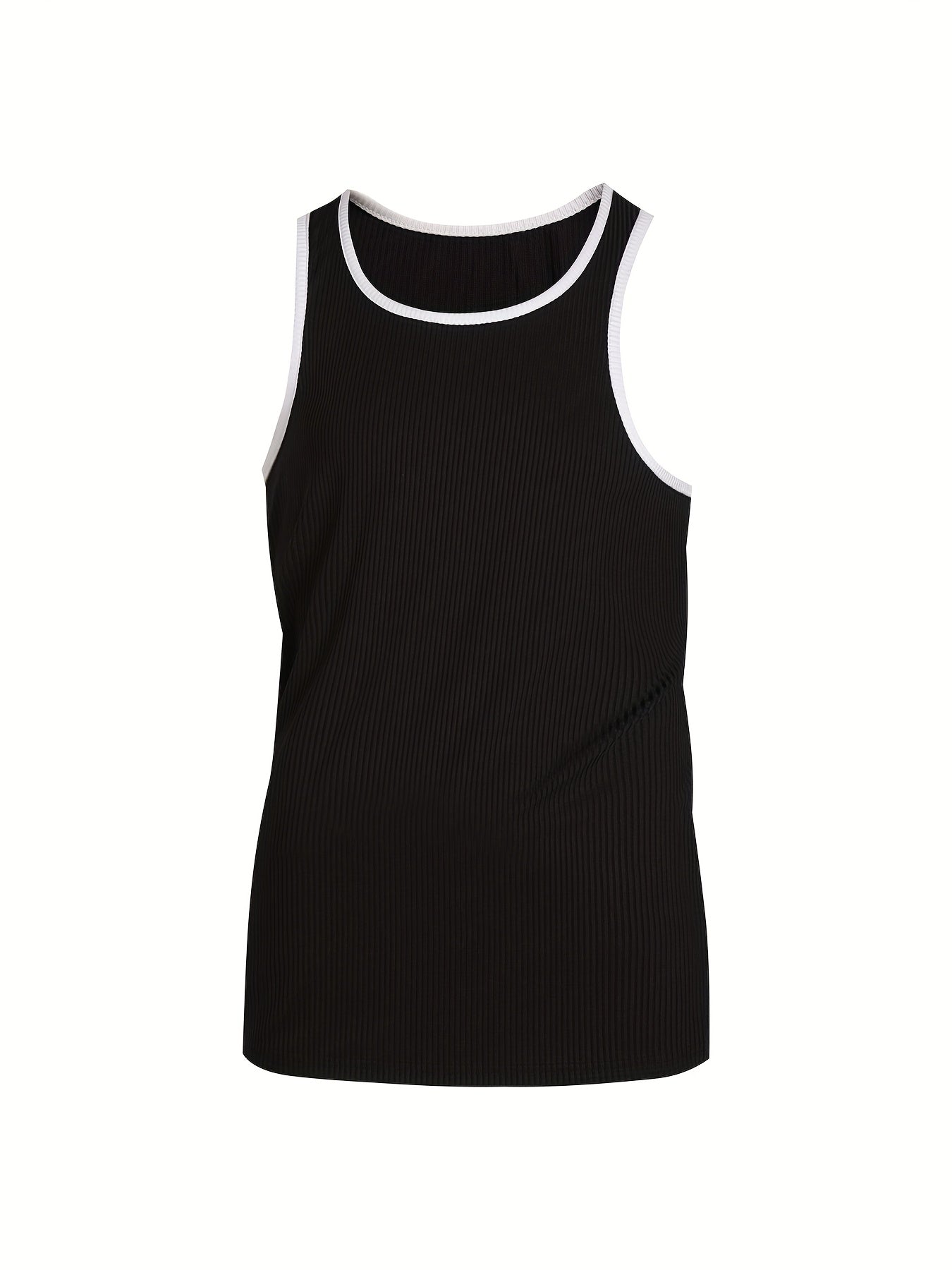 Camiseta Regata Masculina de Malha – Verão, Slim Fit e Estampa Casual