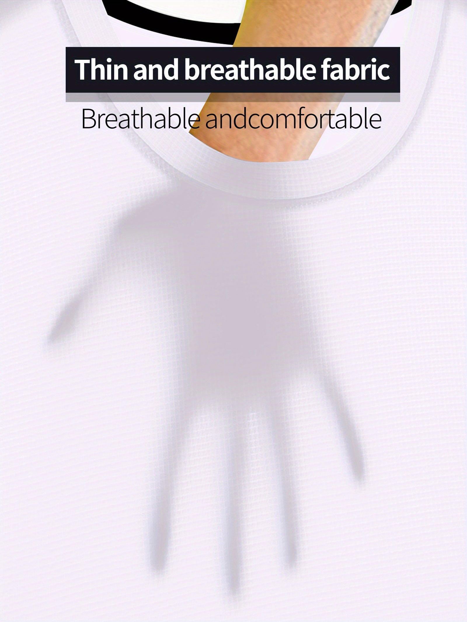 Camiseta Masculina Esportiva Ultrafina de Manga Curta – Leve, Respirável e de Secagem Rápida