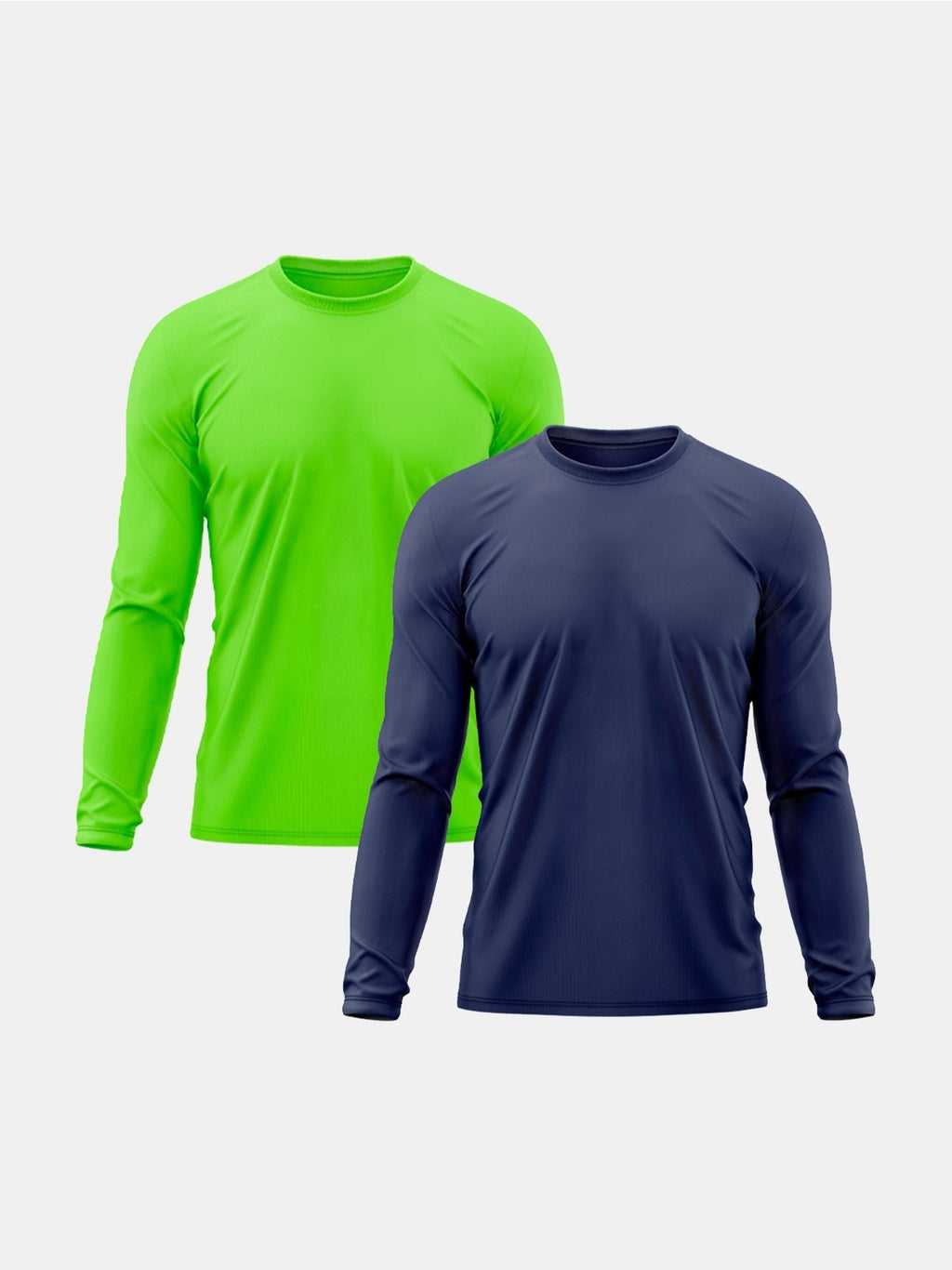 Pacote com 2 Camisetas Masculinas de Manga Comprida – Proteção UV e Efeito Segunda Pele