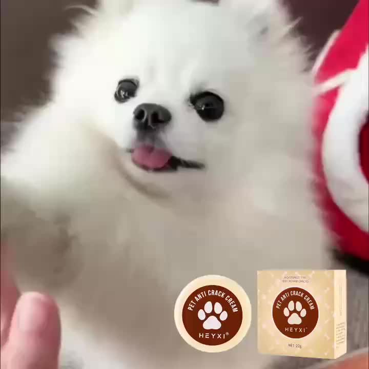 Creme hidratante para patas e focinho de animais de estimação HEYXI, 20g, creme suave e macio para cães, rápida absorção, proteção contra calor e superfícies quentes de estradas, uso universal, cuidado em todas as es
