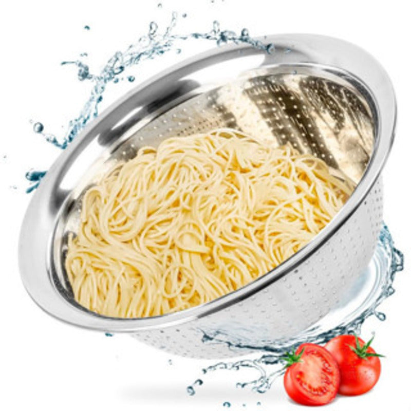 Peneira de arroz multiuso em aço inoxidável, escorredor de arroz para cozinha, escorredor de arroz em aço inoxidável.