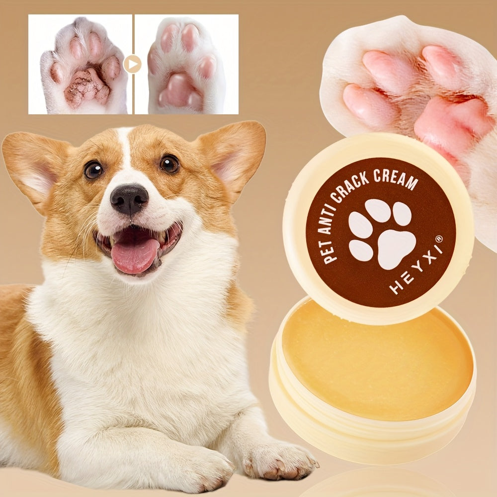 Creme hidratante para patas e focinho de animais de estimação HEYXI, 20g, creme suave e macio para cães, rápida absorção, proteção contra calor e superfícies quentes de estradas, uso universal, cuidado em todas as es