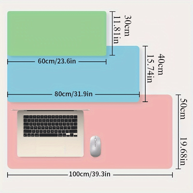 Tapete de mesa premium em couro sintéticoe