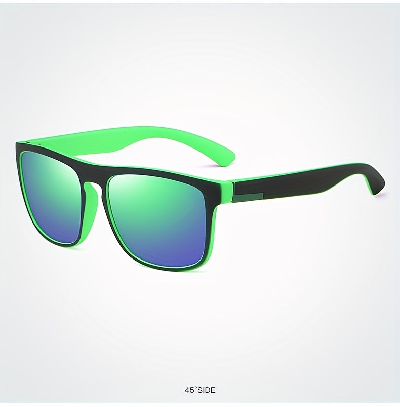 Óculos de grau quadrados retrô clássico, Antirreflexo, armação completa, lentes azul-gelo, estampa preta,design elegante e durável | Óculos estilo retrô