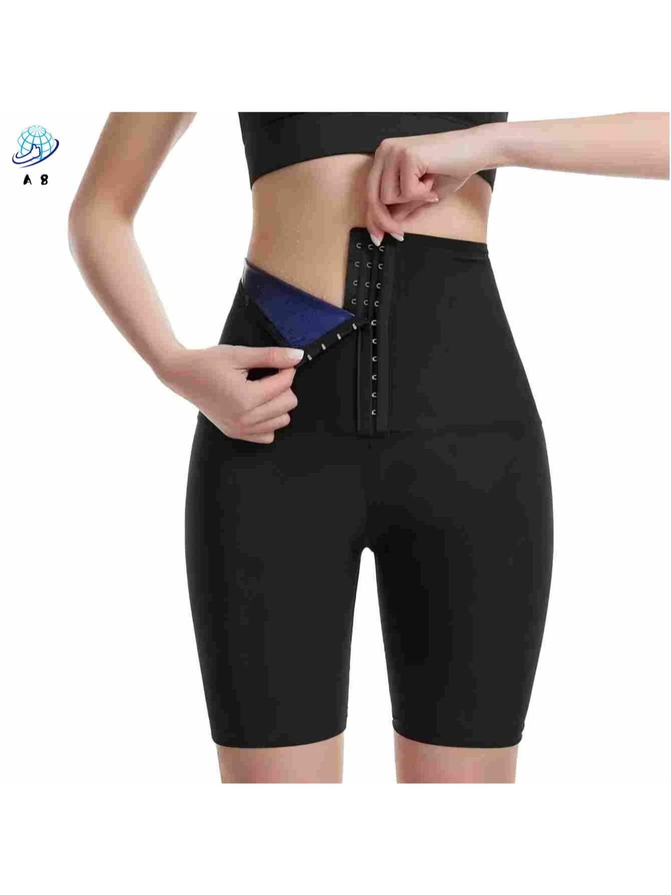Short Legging Sauna Feminina de Cintura Alta