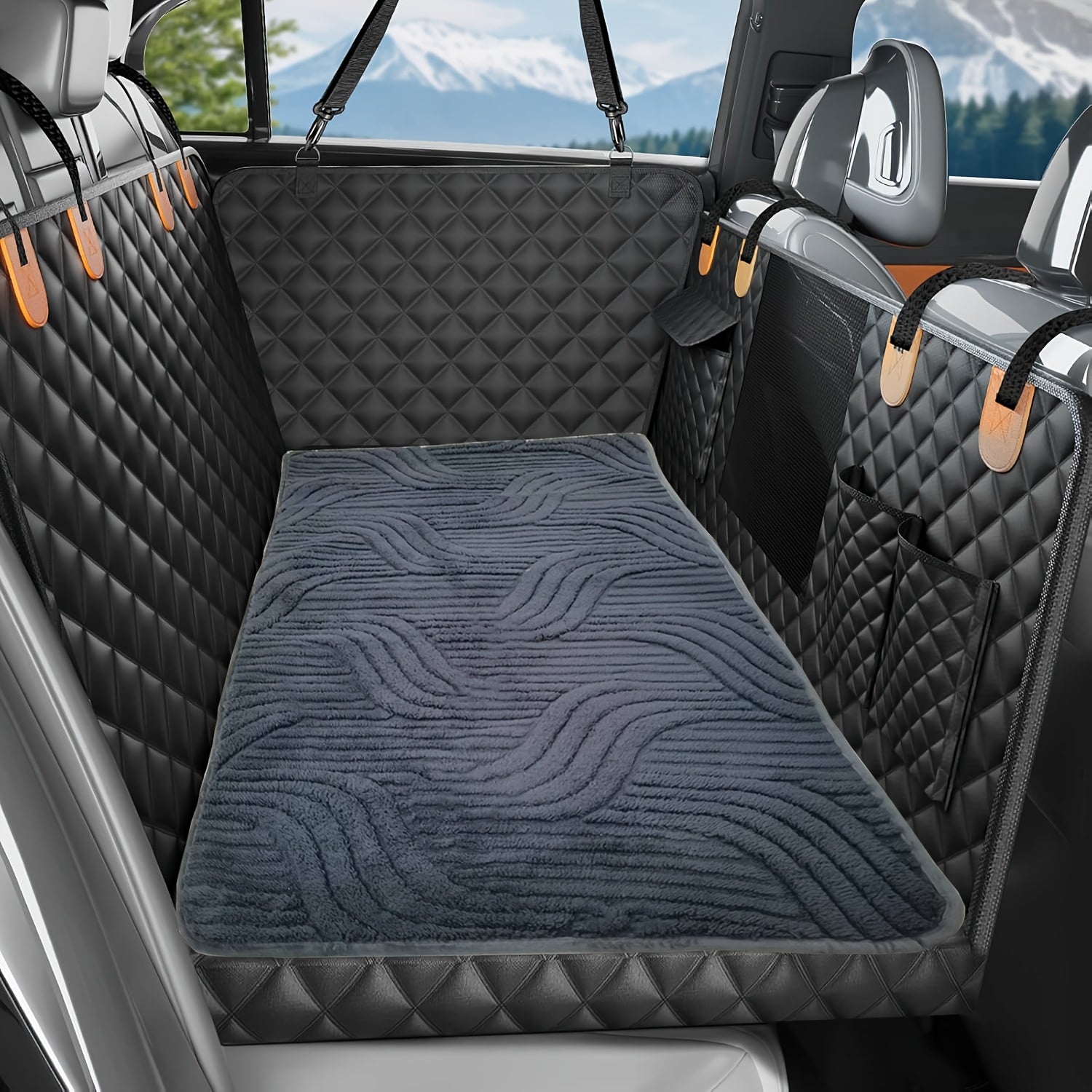 capa antiderrapante para banco de carro para cães