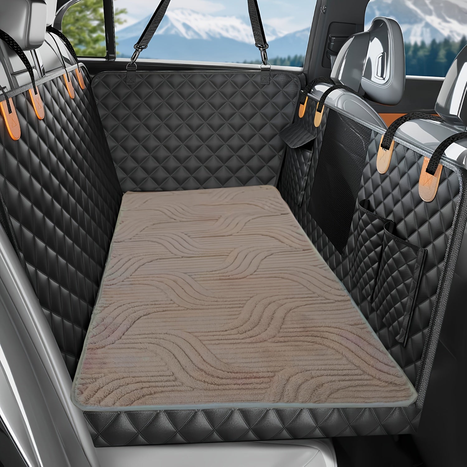 capa antiderrapante para banco de carro para cães