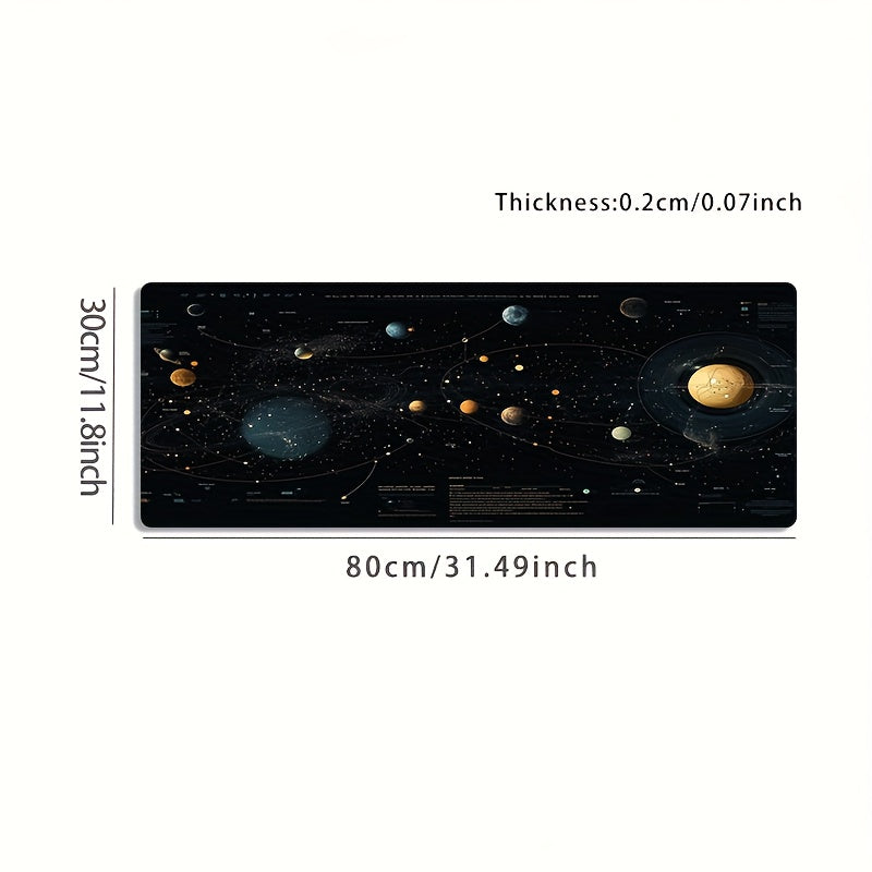 Mousepad Gamer Grande do Sistema Solar