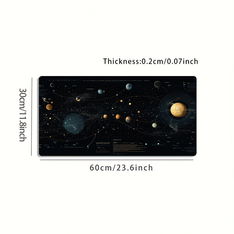 Mousepad Gamer Grande do Sistema Solar