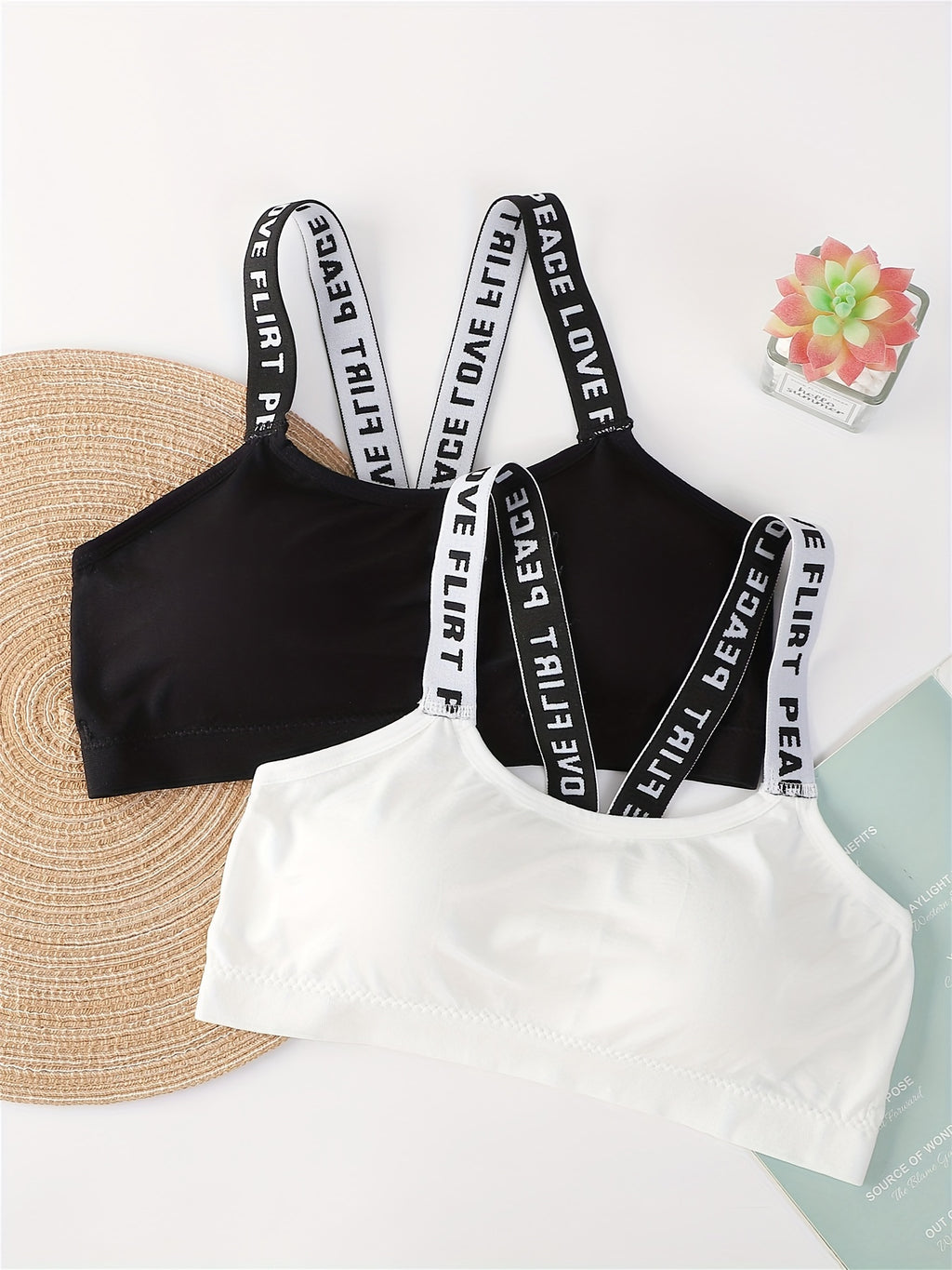 Conjunto de 2 top esportivos femininos