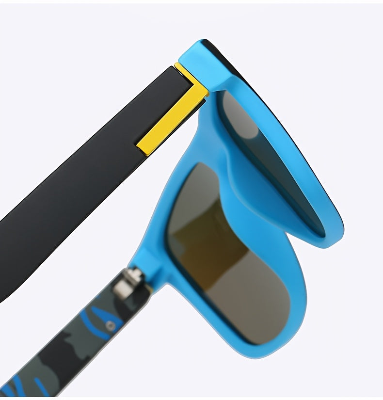 Óculos de grau quadrados retrô clássico, Antirreflexo, armação completa, lentes azul-gelo, estampa preta,design elegante e durável | Óculos estilo retrô